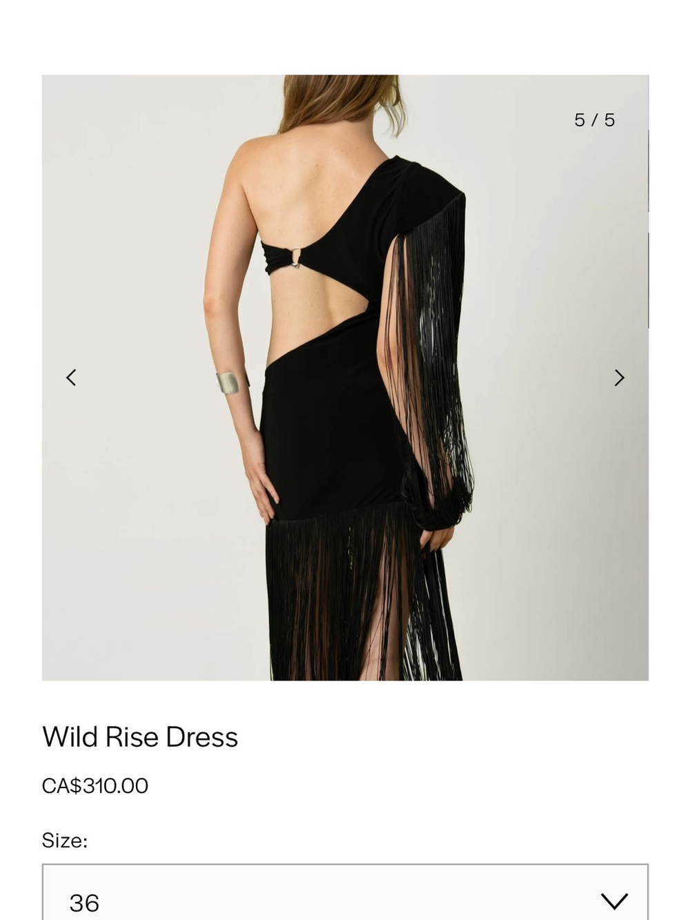 NWOT ElleVolve Wild Rise Dress - Picture 5 of 7